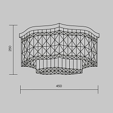 Потолочная люстра Maytoni Dune DIA005CL-06G 2