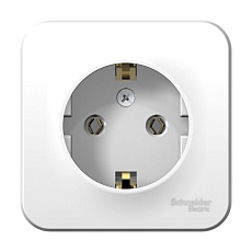 Розетка 2К+З Systeme Electric Blanca 16A 250V белая BLNRA010101