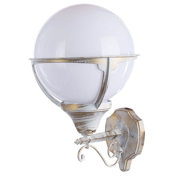 Уличный настенный светильник Arte Lamp Monaco A1491AL-1WG Фото № 1