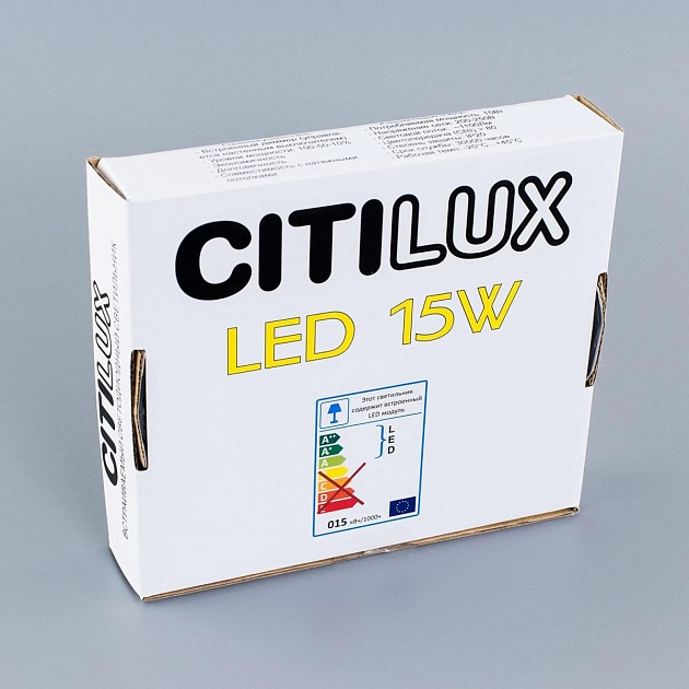 Встраиваемый светодиодный светильник Citilux Омега CLD50R152 изображение 3 Встраиваемый светодиодный светильник Citilux Омега CLD50R152 Фото № 3
