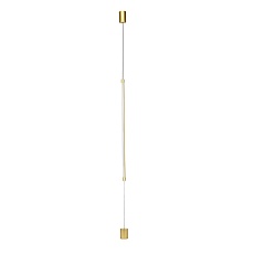 Подвесной светодиодный светильник Indigo Linea 14024/A/1P Brass V000122L