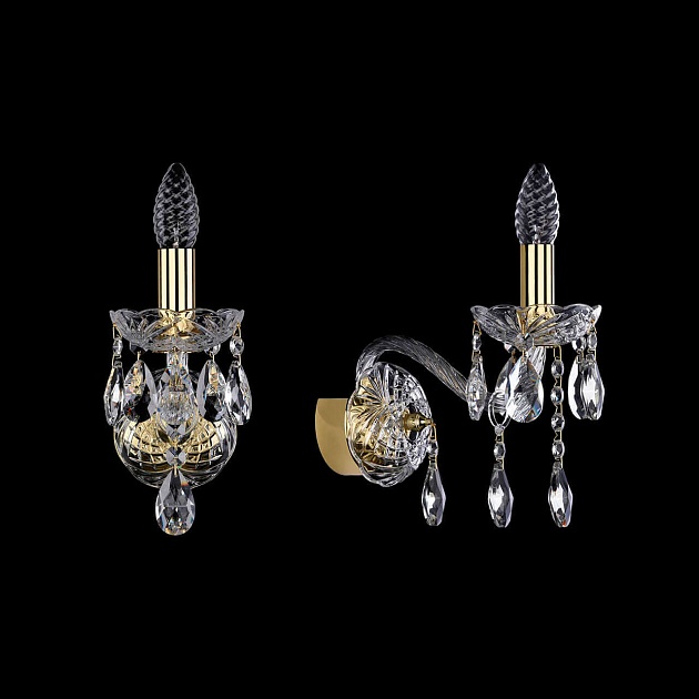 Бра Bohemia Ivele 1413B/1/165 G изображение 1 Бра Bohemia Ivele 1413B/1/165 G Фото № 1