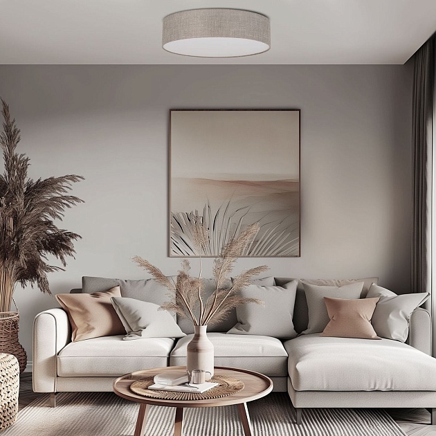 Потолочный светильник TK Lighting 5638 Rondo Linen изображение 5 Потолочный светильник TK Lighting 5638 Rondo Linen Фото № 5
