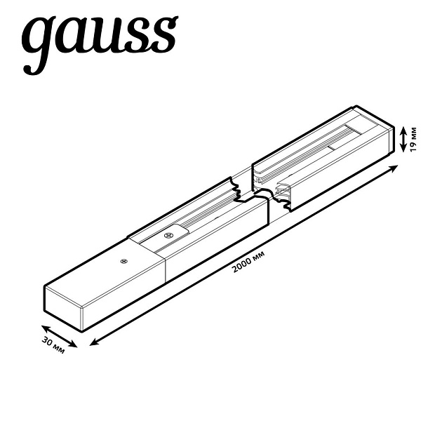 Шинопровод однофазный Gauss TR104 изображение 5 Шинопровод однофазный Gauss TR104 Фото № 5