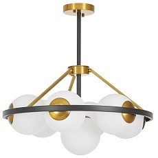 Подвесная люстра Lumina Deco Donzano LDP 8034-7 BK+WT 4