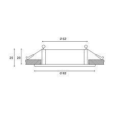Встраиваемый светильник Hesby Lighting Hesby Solis IP20,50Вт, GU10, белый HSBL_0113 5
