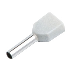 Наконечник-гильза General НГИ2 GNGI-E2-2x0,75-10 Белый, 100 штук