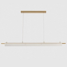 Подвесной светодиодный светильник Crystal Lux Tunnel SP40 Led Brass 2