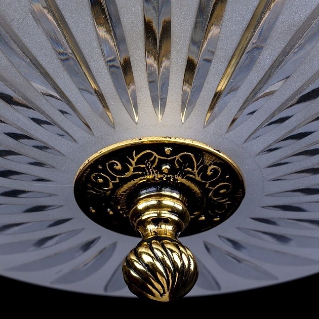 Потолочный светильник Artglass Lea III. Brass Antique Фото № 3