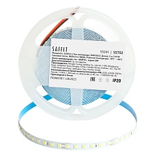 Светодиодная лента Saffit 9,6W/m 120LED/m 2835SMD дневной белый 5М SST02 55241 3