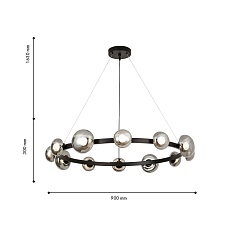 Подвесная светодиодная люстра Favourite Svamp 4517-12P 1