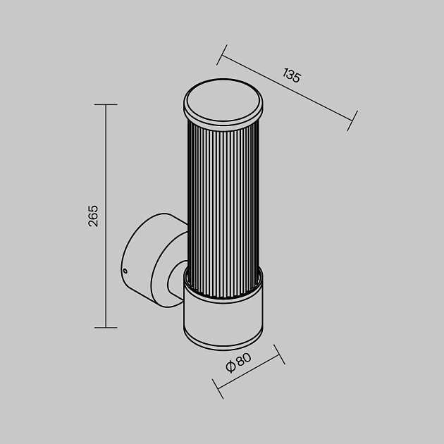 Бра Maytoni Outdoor O593WL-L8B3K Фото № 6