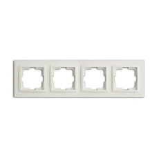 Рамка 4-постовая Mono Electric Despina белый 102-190000-163