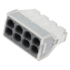 General GTER6-08-75-P клемма строительно-монтажная, СМК, 8-проводная, 0.75-2.5 мм2, с пастой, 50/2500