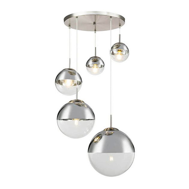 Подвесной светильник Toplight Glass TL1203H-05CH изображение 1 Подвесной светильник Toplight Glass TL1203H-05CH Фото № 1