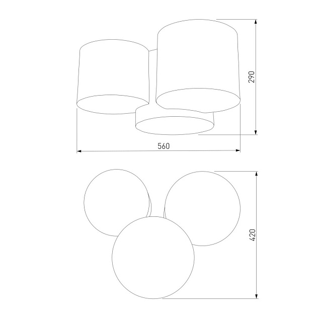 Потолочный светильник TK Lighting 3275 Mona Kids Фото № 2