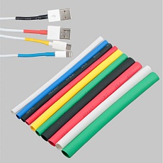 Набор термоусаживаемых трубок ТУТ нг №4 SMALL TUBE 2:1, упаковка 20 шт. по 10 см REXANT 29-0104 1