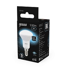 Лампа светодиодная рефлекторная Gauss E14 6W 4100K матовая 106001206 3