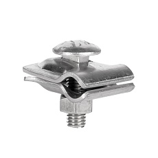 Зажим прута универсальный малый (пластина 30x30мм) NI EKF PROxima lp-51510-ni