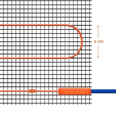Нагревательный мат Voltum 200 Вт/м 18 м 9 м2 VLT01-200-9.0 2