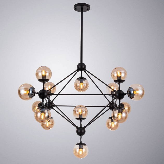 Подвесная люстра Arte Lamp Bolla A1664SP-15BK Фото № 4