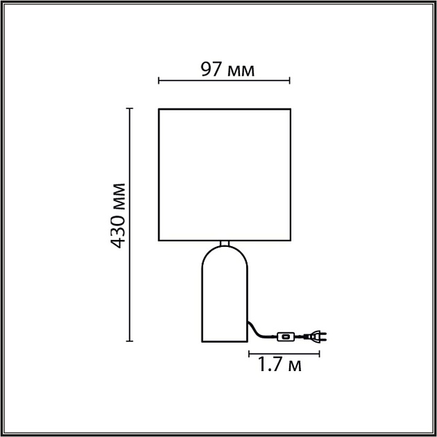 Настольная лампа Lumion Moderni Akivi 8146/1T Фото № 2