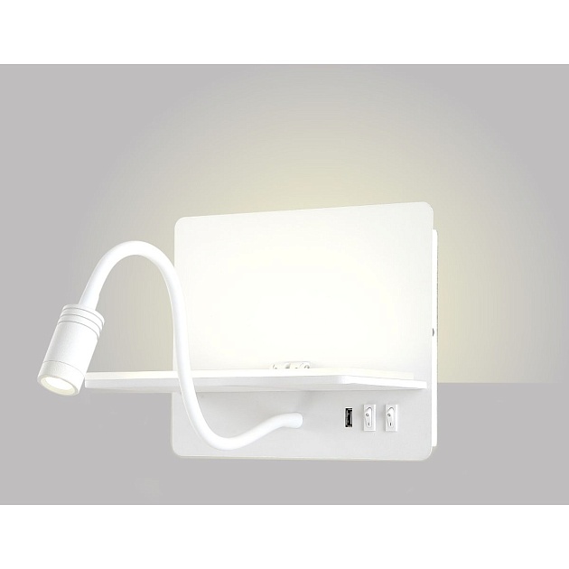 Бра Crystal Lux DUO AP9W LED WH изображение 2 Бра Crystal Lux DUO AP9W LED WH Фото № 2