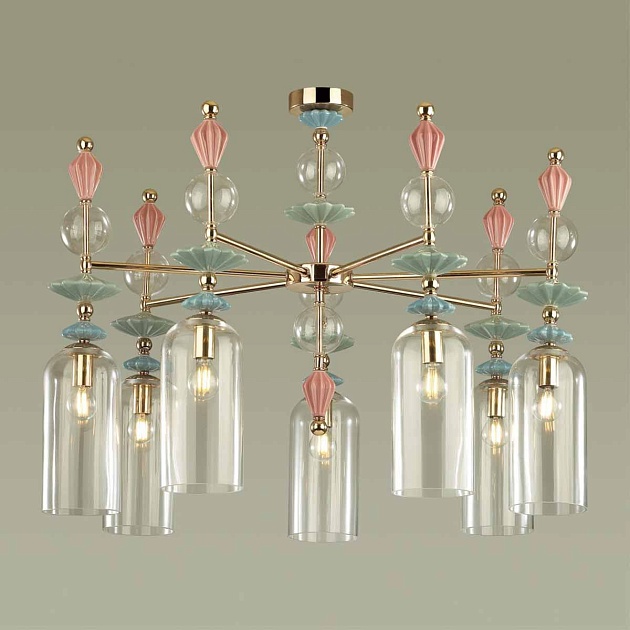 Подвесная люстра Odeon Light Classic Bizet 4855/7C изображение 4 Подвесная люстра Odeon Light Classic Bizet 4855/7C Фото № 4