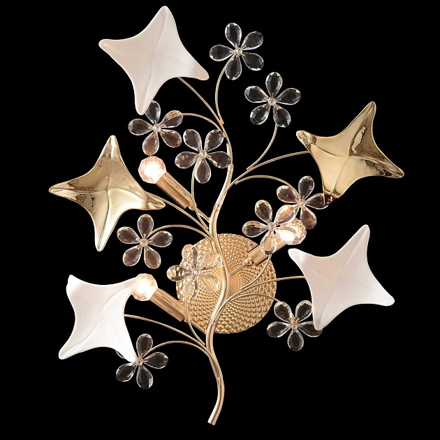 Настенный светильник Crystal Lux LETISIA AP3 GOLD Фото № 1