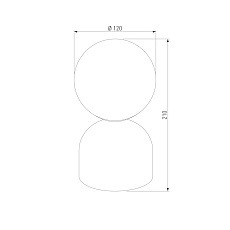 Настольная лампа TK Lighting 16041 Miki 1