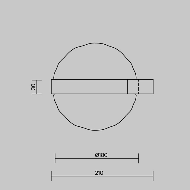 Настенный светильник (бра) Maytoni MOD379WL-L6B3K Фото № 7