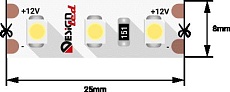 Светодиодная влагозащищенная лента DesignLed 9,6W/m 120LED/m 3528SMD нейтральный белый 5M 001132 1