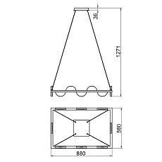 Подвесной светильник Vele Luce Drop VL7194P16 5