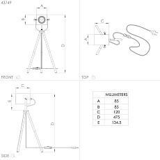Настольная лампа Eglo Ayles 43749 1