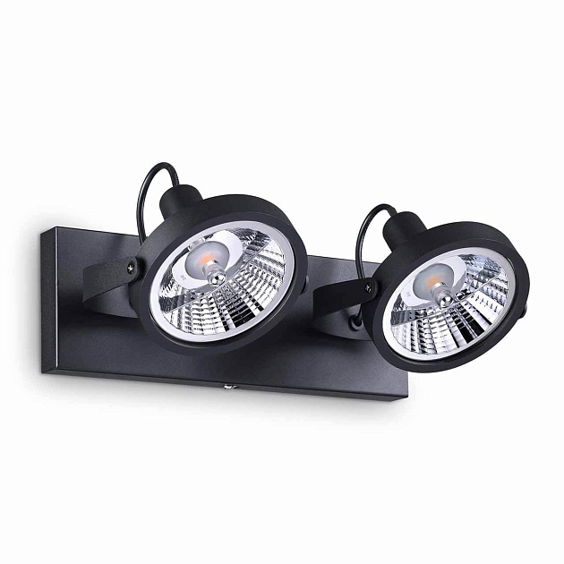 Спот Ideal Lux Glim PL2 Nero 200248 изображение 1 Спот Ideal Lux Glim PL2 Nero 200248 Фото № 1