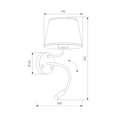 Бра TK Lighting 10080 Maja 1