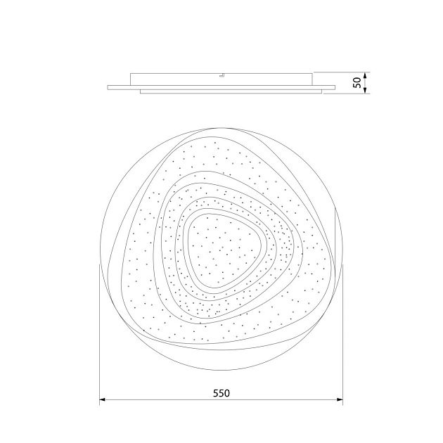Потолочный светодиодный светильник Eurosvet Siluet 90115/6 белый Фото № 2
