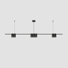 Подвесная люстра Denkirs Orbit DK4063-BK