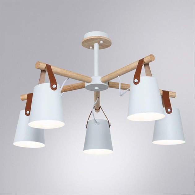 Потолочная люстра Arte Lamp Thomas A7032PL-5WH изображение 3 Потолочная люстра Arte Lamp Thomas A7032PL-5WH Фото № 3
