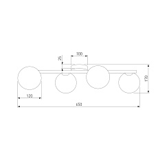 Потолочная люстра TK Lighting 10270 Estera Wood 1