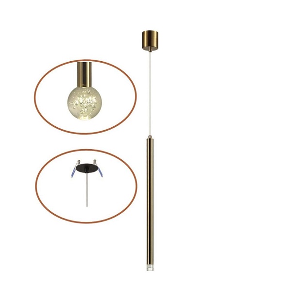 Подвесной светильник Odeon Light HIGHTECH 4374/3LA Фото № 1