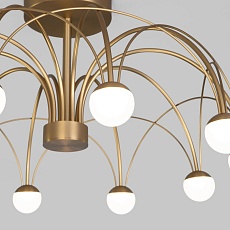 Потолочная светодиодная люстра Eurosvet Ragno 90031/10 LED золото 1