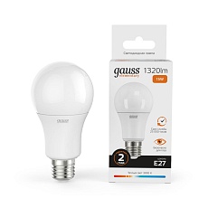 Лампа светодиодная Gauss E27 15W 3000K матовая 23215 4