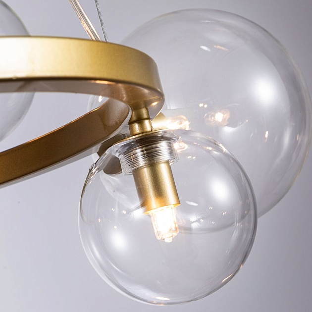Подвесная люстра Arte Lamp Vincent A7790SP-10GO изображение 2 Подвесная люстра Arte Lamp Vincent A7790SP-10GO Фото № 2