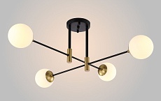 Потолочная люстра Crystal Lux Fidel PL4 Black 2