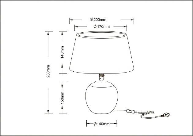 Настольная лампа Arte Lamp Scheat A5033LT-1WH изображение 2 Настольная лампа Arte Lamp Scheat A5033LT-1WH Фото № 2