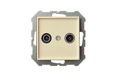 ТВ-розетка оконечная TV/R Liregus Epsilon бежевый 28-076 1