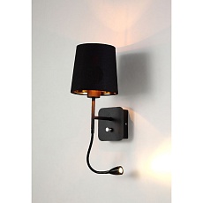 Бра Crystal Lux Pablo AP2 Black/Black-Gold 2