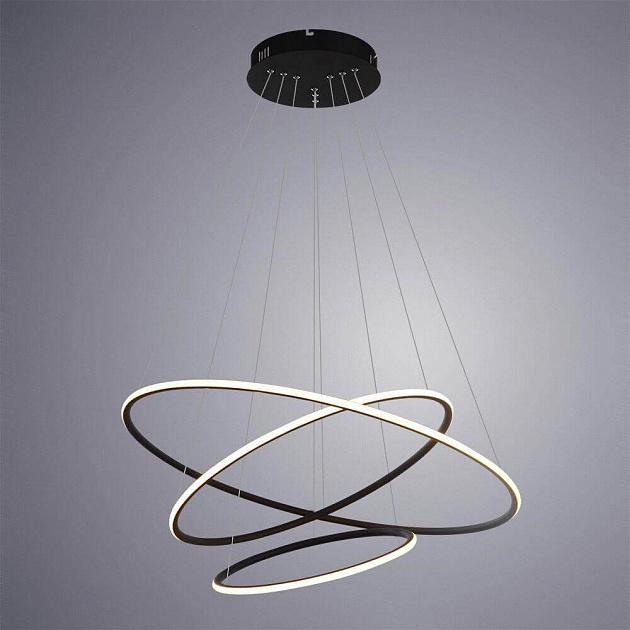 Подвесной светодиодный светильник Arte Lamp A2500SP-3BK Фото № 2