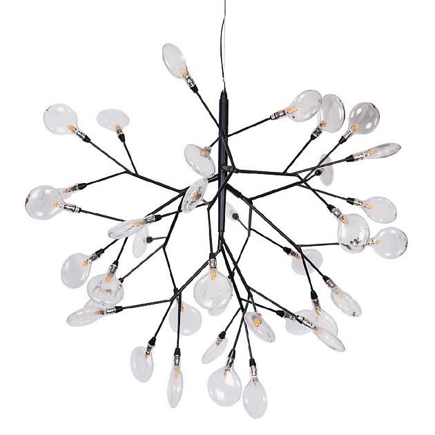 Подвесная люстра Crystal Lux Evita SP36 Black/Transparent изображение 4 Подвесная люстра Crystal Lux Evita SP36 Black/Transparent Фото № 4
